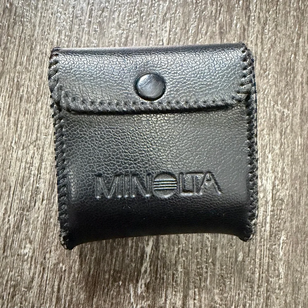 Minolta Program D 314i Flash Unit Vintage Camera Accessory‎ Pouch Shoe Mount
